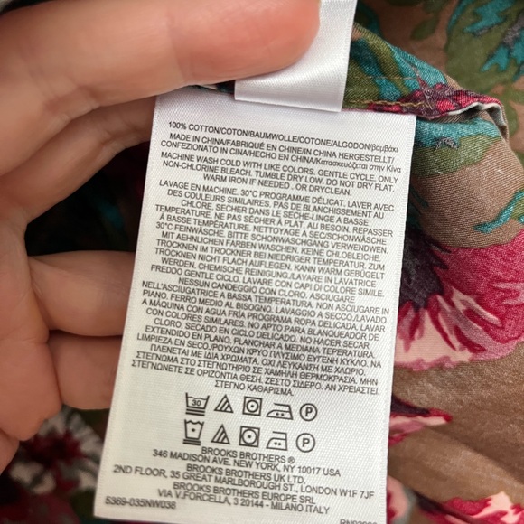 Brooks Brothers Floral Peplum Top - Picture 4 of 4